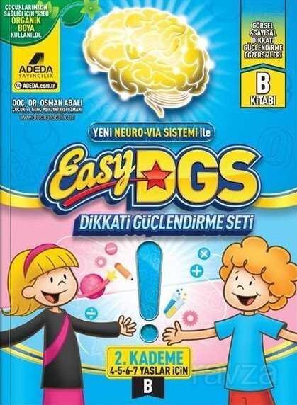Easy Dikkati Güçlendirme Seti 2. Kademe 4-5-6-7 Yaş İçin B - Adeda Yayıncılık
