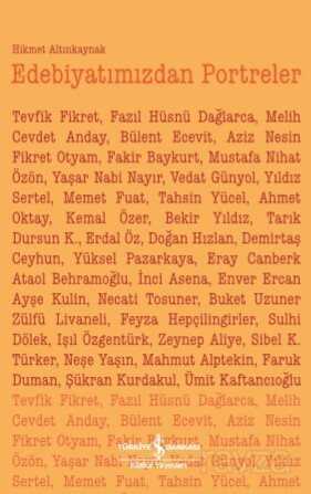 Edebiyatımızdan Portreler - İş Bankası Yayınları