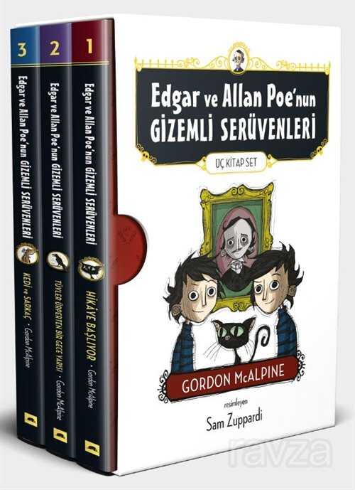 Edgar ve Allan Poe'nun Gizemli Serüvenleri Seti (3 Kitap) - Kolektif Kitap
