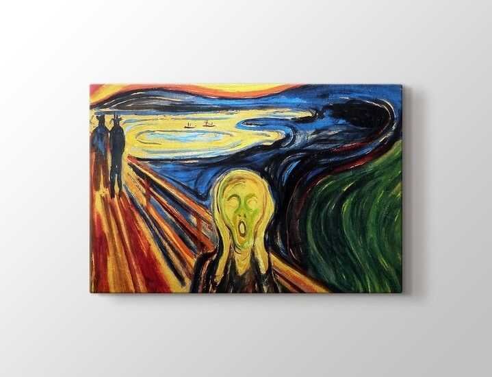 Edvard Munch - Çığlık Tablo |60 X 80 cm| - 1