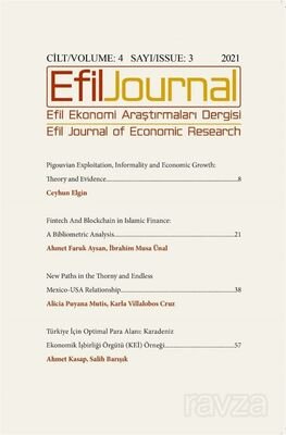 Efil Ekonomi Araştırmaları Dergisi; Cilt: 4 Sayı: 3 - 1