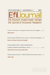 Efil Ekonomi Araştırmaları Dergisi; Cilt: 5 Sayı: 3 - Efil Journal Dergi