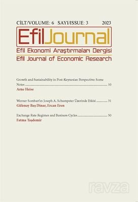 Efil Ekonomi Araştırmaları Dergisi; Cilt: 6 Sayı:3 - 1