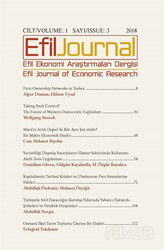 Efil Ekonomi Araştırmaları Dergisi Cilt:1 Sayı:3 - Efil Journal Dergi
