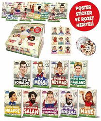 Efsane Futbolcular Kutulu Set (9 Kitap Takım) - Dokuz Yayınları (Konya)