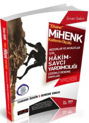 Efsane Mihenk Hakim Savcı Yardımcılığı 5 Deneme - Savaş Yayınları