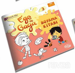Ege İle Gaga Boyama Kitabı 3 - Burhan Yayınları