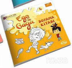 Ege İle Gaga Boyama Kitabı 4 - Burhan Yayınları