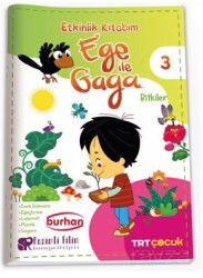 Ege İle Gaga Etkinlik Kitabım 3 Bitkiler - Burhan Yayınları