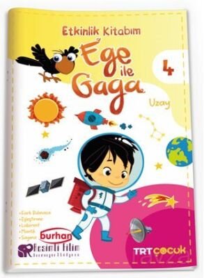 Ege İle Gaga Etkinlik Kitabım 4 Uzay - 1