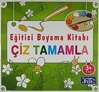 Eğitici Boyama Kitabı Çiz Tamamla - 1