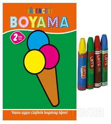 Eğlenceli Boyama 2 Yaş Üstü (4'lü Pastel Boya Hediyeli) - Parıltı Yayıncılık