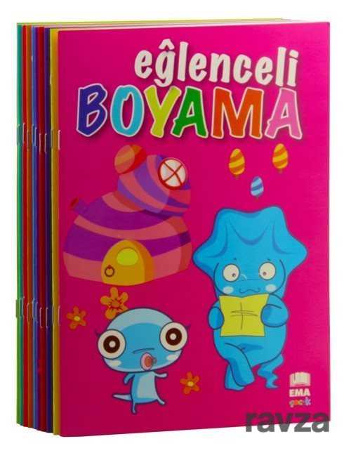 Eğlenceli Boyama Seti (10 kitap) - Ema Kitap