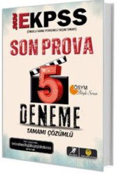 EKPSS Son Prova 5 Çözümlü Deneme - Tasarı Yayıncılık