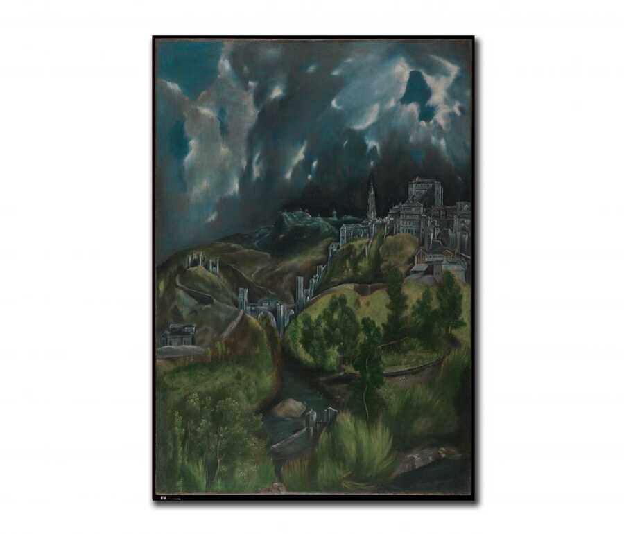 El Greco - Toledo Tablo |80 X 80 cm| - 1