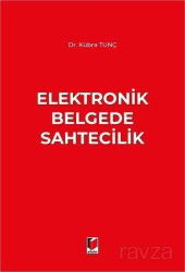 Elektronik Belgede Sahtecilik - Adalet Yayınevi