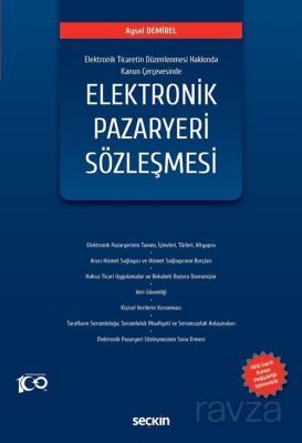 Elektronik Pazaryeri Sözleşmesi - 1