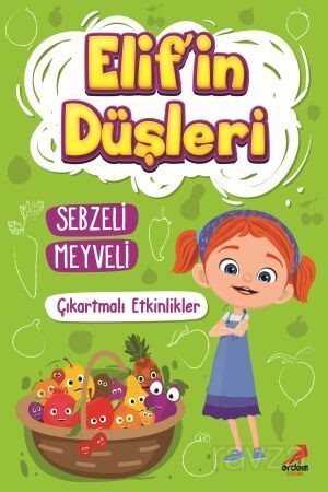 Elif'in Düşleri Sebzeli Meyveli - Çıkartmalı - 1