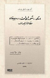 Eski Şurayı Ümmette Çıkan Makalelerimden (Osmanlıca) - Gece Kitaplığı