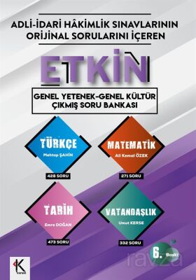 Etkin Genel Yetenek-Genel Kültür Çıkmış Soru Bankası - Kuram Kitap