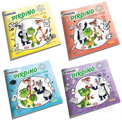 Etkinlikler Pırdino Boyama Kitapları Seti (4 Kitap Set) - 1