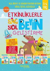 Etkinliklerle Sağ Beyin Sol Beyin Geliştirme (5-6 Yaş) 6'lı Set - Hayy Kitap