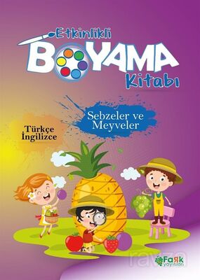 Etkinlikli Boyama Kitabı Sebzeler Ve Meyveler - 1