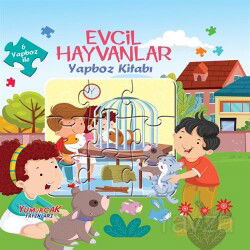 Evcil Hayvanlar Yapboz Kitabı - Yumurcak Yayınları