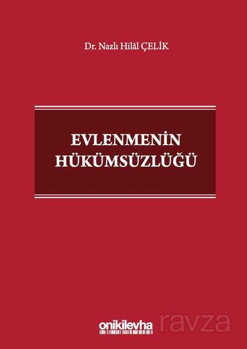 Evlenmenin Hükümsüzlüğü - 1