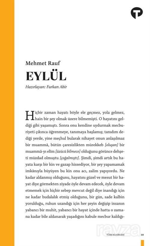 Eylül - Turkuvaz Kitap