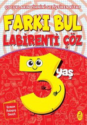 Farkı Bul Labirenti Çöz (3 Yaş) - Ren Kitap