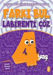 Farkı Bul Labirenti Çöz (4 Yaş) - Ren Kitap
