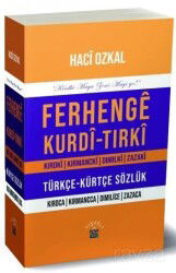 Ferhengê Kurdî Tirkî | Türkçe Türkçe Sözlük - J & J Yayınları