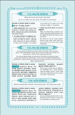 Feyzü’l Furkan Kur’ân-ı Kerîm ve Tefsirli Meali (Sempatik Cep Boy - Ciltli) Turkuaz - 3