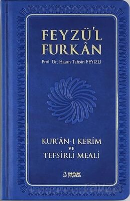 Feyzü'l Furkan Kur'an-ı Kerim ve Tefsirli Meali (Sempatik Cep Boy - Ciltli) Lacivert - 1