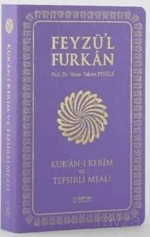 Feyzü'l Furkan Kur'an-ı Kerim ve Tefsirli Meali (Sempatik Cep Boy İnce Cilt) Lila - 1