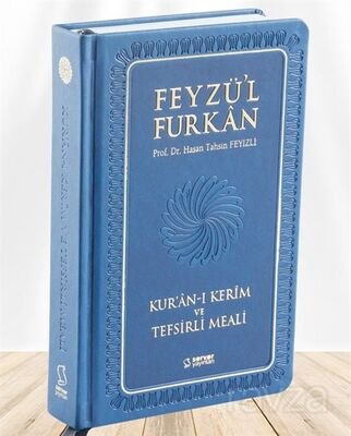 Feyzü'l Furkan Kur'an-ı Kerîm ve Tefsirli Meali (Büyük Boy - Mushaf ve Meal - Ciltli) Lacivert - 1