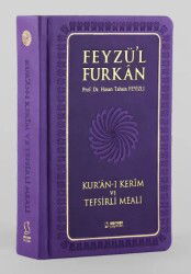 Feyzü'l Furkan Kur'an-ı Kerîm ve Tefsirli Meali (Büyük Boy - Mushaf ve Meal - Ciltli) Lila - 4