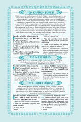 Feyzü'l Furkan Kur'an-ı Kerîm ve Tefsirli Meali (Büyük Boy - Mushaf ve Meal - Ciltli) Lila - 9