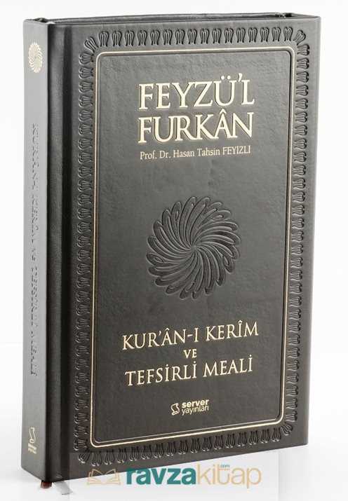 Feyzü'l Furkan Kur'ân-ı Kerîm ve Tefsirli Meali (Büyük Boy - Mushaf ve Meal - Mıklepli) HAKİKİ DERİ - Server Yayınları