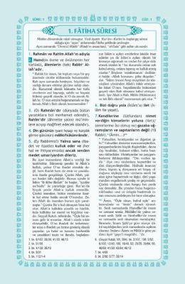 Feyzü'l Furkan Tefsirli Kur'an-ı Kerim Meali (Büyük Boy - İnce Cilt) (Lila) - 5