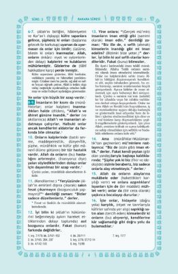 Feyzü'l Furkan Tefsirli Kur'an-ı Kerim Meali (Orta Boy - Ciltli) (Lacivert) - 7