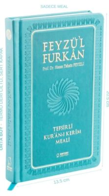 Feyzül Furkan Tefsirli Kur'an-ı Kerim Meali (Orta Boy-Metinsiz) Turkuaz - 1