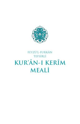 Feyzü'l Furkan Tefsirli Kur'an-ı Kerim Meali (Sempatik Cep Boy - Ciltli) (Lila) - 4