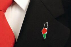 Filistin Haritasi Islami Pin Bros Metal Yaka Rozeti - Hobbi Tasarim