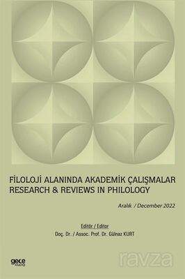 Filoloji Alanında Akademik Çalışmalar / Aralık 2022 - 1