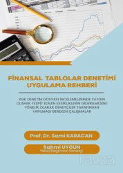 Finansal Tablolar Denetimi Uygulama Rehberi - Umuttepe Yayınları (Kocaeli)