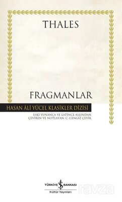 Fragmanlar (Thales) (Karton Kapak) - 1