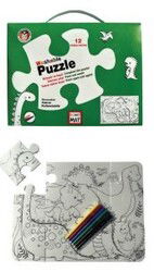 Funny Mat Washable Puzzle - Dinozor Çağı - Akademi Çocuk Yayınları
