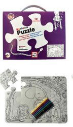 Funny Mat Washable Puzzle - Sevimli Dostlar - Akademi Çocuk Yayınları